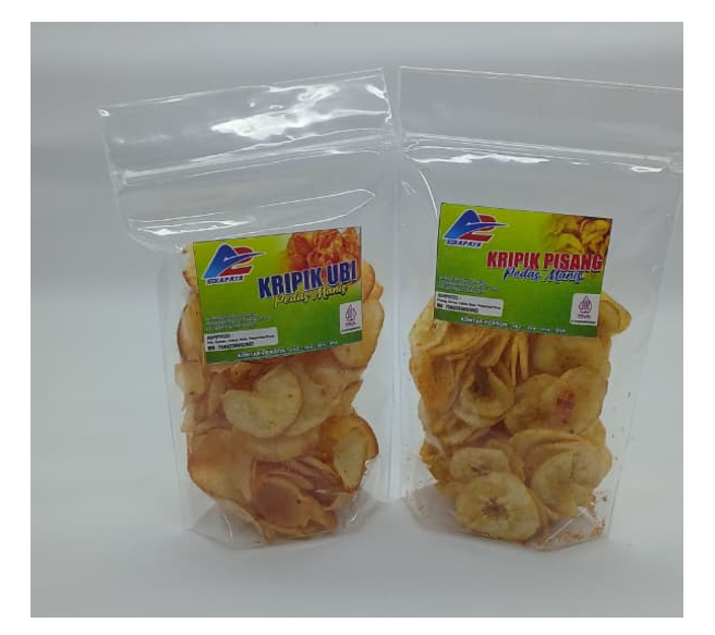 Keripik Ubi Pedas Manis